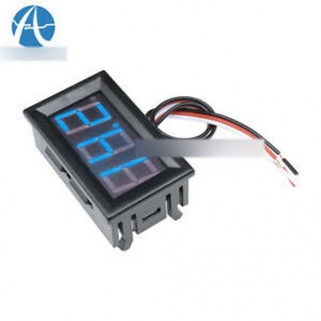 0,56 "DC 5 ~ 30V LED digitális pontos mérő 3 vezetékes kék feszültségmérő feszültség panel