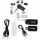 Bluetooth zenei vevő V3.0 - 3.5 mm-es Bluetooth AUX Audio Mono fekete / fehér zene otthoni autós vevőadapter 3.0