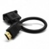 HDMI aljzat VGA aljzathoz - Micro USB - HDMI adapter HDTV 1080P HDMI férfi és VGA csatlakozó kábel
