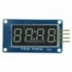 2db 4Bits digitális cső LED kijelző TM1637 modul Arduino órás kijelzővel