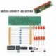 2db NE555   CD4017 LED fényvíz DIY készlet Elektronikus csomag Vízlámpa modul Piros