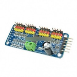 I2C modul Arduino robothoz - PCA9685 TB6612 16-csatornás 12 bites PWM szervomotor meghajtó I2C modul Arduino