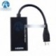HDMI aljzat - mikro HDMI aljzat ... - Micro USB - 1080P HDMI HDTV kábel HDMI a férfi adapterhez Androidhoz
