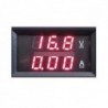 Mérőmérő 10A LED digitális Volt Amp Voltmérő Dual 0-100V Red DC Panel