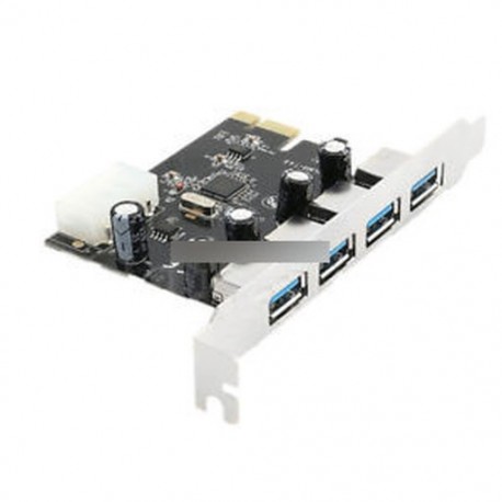 4 portos PCI-E és USB 3.0 adapterek ... - Mini 4 port PCI-E USB 2.0 / 3.0 HUB PCI Express bővítőkártya adapter