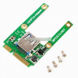 Mini PCI-E kártya bővítőhely az USB 2.0 interfészadapterhez
