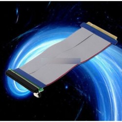 PCI-E 16X-16X - Professzionális PCI-E 1X 4X 8X 16X felnagyító kártya szalaghosszabbító kábel