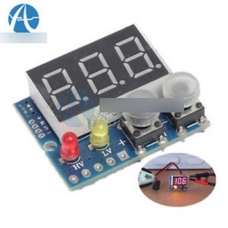 DC 0-99.9V piros LED panel Digitális feszültségmérő w / Alarm Indicator