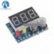 DC 0-99.9V piros LED panel Digitális feszültségmérő w / Alarm Indicator