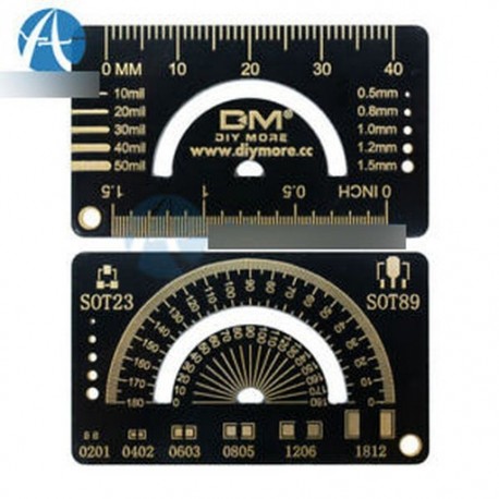 4cm - PCB vonalzó referencia vonalzó PCB  Ardunio Electronic En
