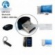 Bluetooth 2.0 adapter - 6 csatornás mini USB V2.0 vezeték nélküli vevő Bluetooth adapter Win7 egérhez