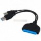 USB 3.0 - SATA 22Pin adapter - USB  3.0 SATA 7   6 13Pin / 15Pin / 22Pin merevlemez meghajtó adapter csatlakozó kábel