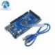 5PCS MEGA 2560 R3 ATMEGA16U2 ATMEGA2560-16AU kártya   USB kábel modul