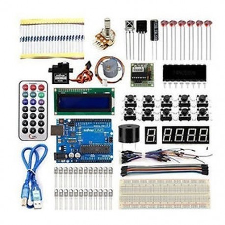 DIY Új UNO R3 Board projektek Ultimate Starter Learning Kit Arduino 1602 LCD készülékhez