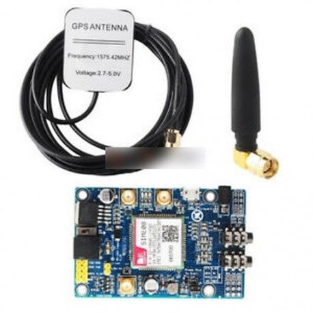 SIM808 Modul GSM GPRS GPS Fejlesztési panel SMA W / GPS Antenna Arduino