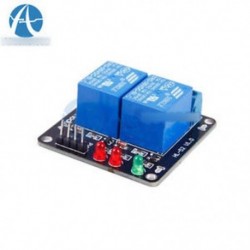 10PC 5V jelzőlámpa LED Két kétcsatornás relé modul Arduino ARM PIC AVR DSP A