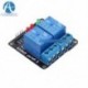 10PC 5V jelzőlámpa LED Két kétcsatornás relé modul Arduino ARM PIC AVR DSP A