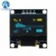0,96 "sárga és kék I2C IIC 128X64 OLED soros LCD LED kijelző modul Arduino