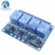 DC 12V 4-csatornás relé modul optikai csatlakozó Arduino PIC ARM AVR DSP HD23L-hez