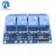 DC 12V 4-csatornás relé modul optikai csatlakozó Arduino PIC ARM AVR DSP HD23L-hez