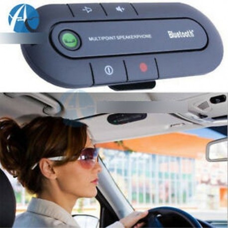 Többpontos kihangosító - Vezeték nélküli Bluetooth kihangosító többpontos autó hangszóró hangszóró Visor Clip Kit