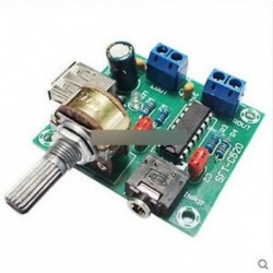 PM2038 Dual Track 5Wx2 erősítő kártya 5W   5W modul USB tápegység DC 2-6V