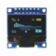 3-5V 0.96 "SPI soros 128X64 OLED LCD LED kijelző modul kék sárga Arduino