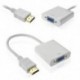 HDMI-VGA adapter - Mini Composite 1080P HDMI - RCA audió videó AV CVBS adapter átalakító HDTV-hez
