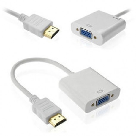 HDMI-VGA adapter - Mini Composite 1080P HDMI - RCA audió videó AV CVBS adapter átalakító HDTV-hez