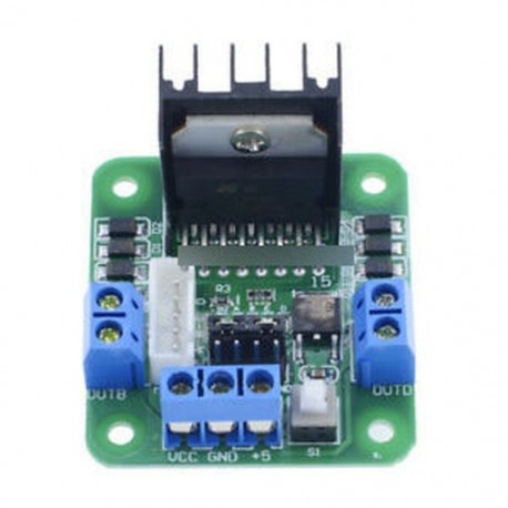Zöld L298N DC léptetőmotor D ... - 4 féle L298N DC motorvezérlő modul Stepper motor Dual H híd Arduino