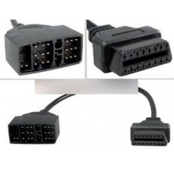22Pin - 16Pin kábel - ELM327 Bluetooth autós diagnosztikai vezeték nélküli szkenner OBD2 3Pin 16 22 38 Pin kábel