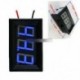 Elektromos motorkerékpár feszültségmérő DC 7-100V kék LED digitális panel Volt mérő