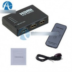 5Port HDMI kapcsoló - 3 / 5Port 1080P videó HDMI kapcsoló kapcsoló Splitter HDTV DVD PS3 IR távirányítóhoz
