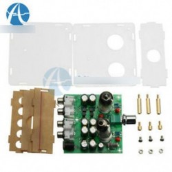 DIY 6J1 akril tok - AC12V 6J1 szelep előerősítő cső előerősítő panel fejhallgató erősítő akril tok