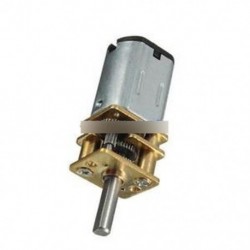 12 V 600 RPM - 6 / 12V 300/600 / 30RPM Mini DC fém fogaskerék hajtómű tengelyátmérővel N20