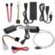 SATA - USB 2.0 (5 kábel) - SATA / PATA / IDE USB 2.0 adapter átalakító kábelhez 2,5 / 3,5 hüvelykes merevlemezhez
