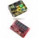 Piros - 1Hz-50MHz Crystal Oscillator Tester Frekvenciaszámláló DIY készletek Meter w / Case