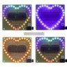 DIY Kit szív alakú LED színes könnyű víz elektronikus Suite készlet ajándék