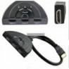 3 IN 1 OUT 1080P Hub V1.4B HDMI kapcsoló Switcher Splitter kábel PS3 HDTV XBOX készülékhez