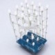 Elektronikus készletek 4x4x4 Kék 3D LED Cube Arduino uno pajzshoz LED DIY   tok