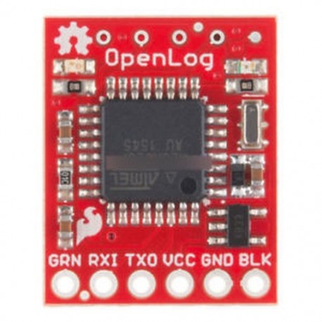 Micro SD Openlog soros adatnaplózó nyílt forráskódú adatrögzítő ATmega328 támogatás