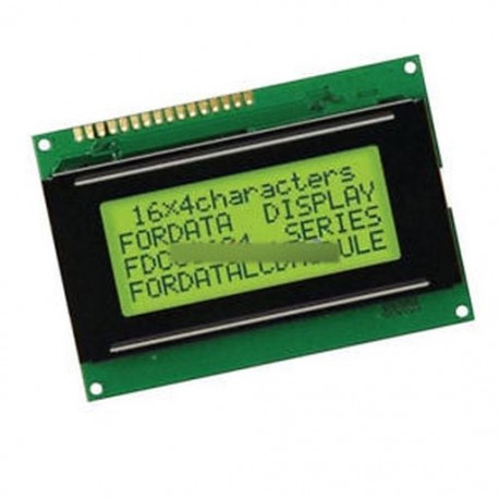 LCD 16x4 1604 karakteres LCD kijelző modul LCM sárga fekete fény 5V Arduino