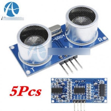 5PCS ultrahangos érzékelő modul HC-SR04 Távolságmérő érzékelő arduino SR04
