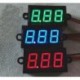 Kék - DC 3.5-30V vízálló digitális RGB LED feszültségmérő Voltmérő panel 0,56 "
