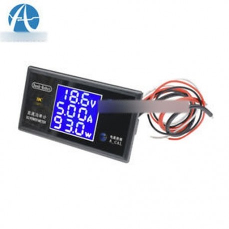 Digitális DC 50V 5A 250W LCD feszültségmérő Ammeter feszültségáram árammérő