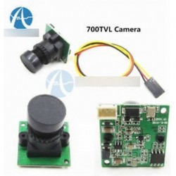 700TVL Mini kamera - Mini CMOS széles szögű FPV CCD 600TVL / 700TVL kamera Videokamera DVR RC repülőgép kém