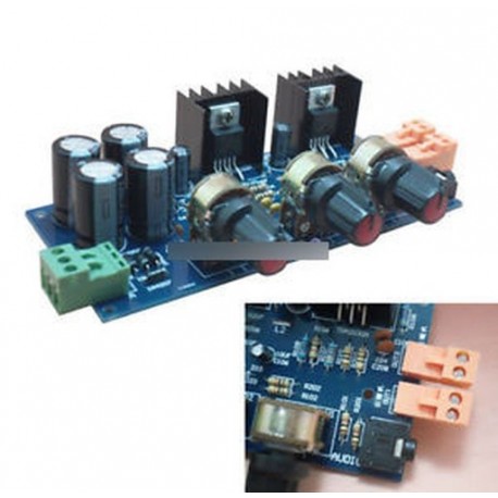 TDA2030A HI-FI 2.0 Dual Channel 18W * 2 erősítő kártya kompatibilis LM1875 DIY készlet