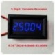 Kék LED 5 számjegy DC 0-4.3000-33.000V digitális feszültségmérő autó panel
