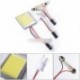 4PCS 12V COB 24 Chip LED autós belső lámpa T10 panel könnyű autóforrás lámpa