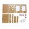 Készlet akril diy tok fedéllel DSO138 2,4 "TFT oszcilloszkóp tartozék